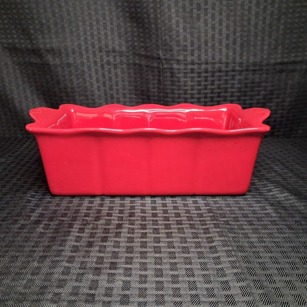 Princess House Pavillion Berry Mini Loaf Baker Rectangular